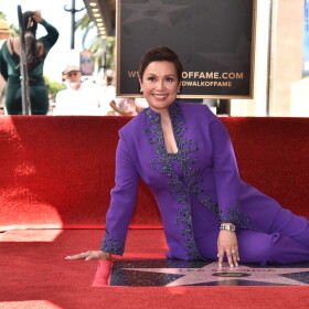 Lea Salonga poses during a ceremony Salonga with a star on the Hollywood Walk of Fame on Friday, Sept. 4, 2026, in Los Angeles.