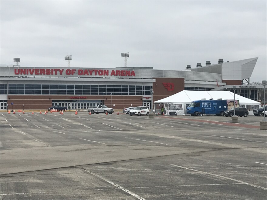 Premier Health rolled out testing for COVID-19 this morning at the UD Arena parking lot. 