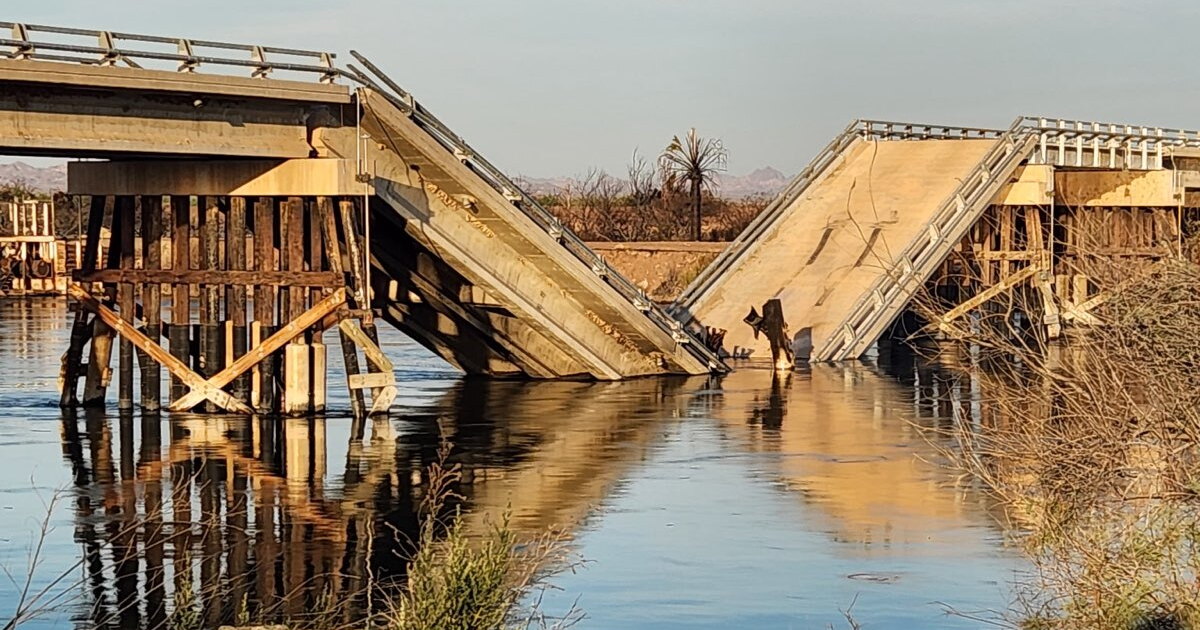 Collapsed Colorado River bridge in western Arizona will get $4.25 million in repair funds
