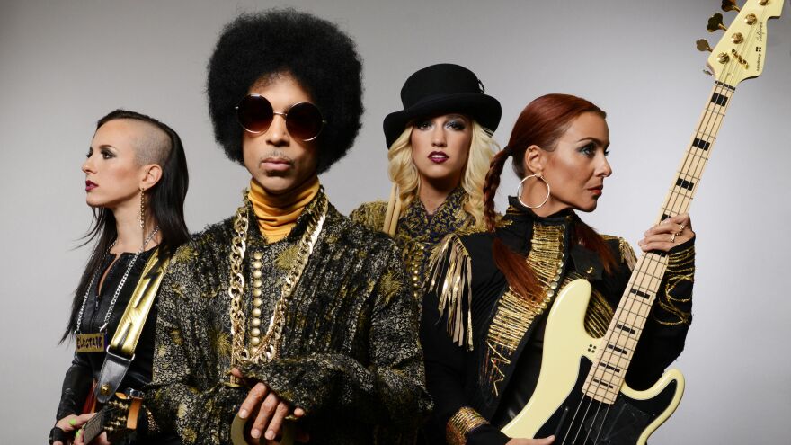 Prince has two new albums out, <em>Art Official Age </em>under his own name and <em>Plectrumelectrum </em>with 3RDEYEGIRL (pictured).