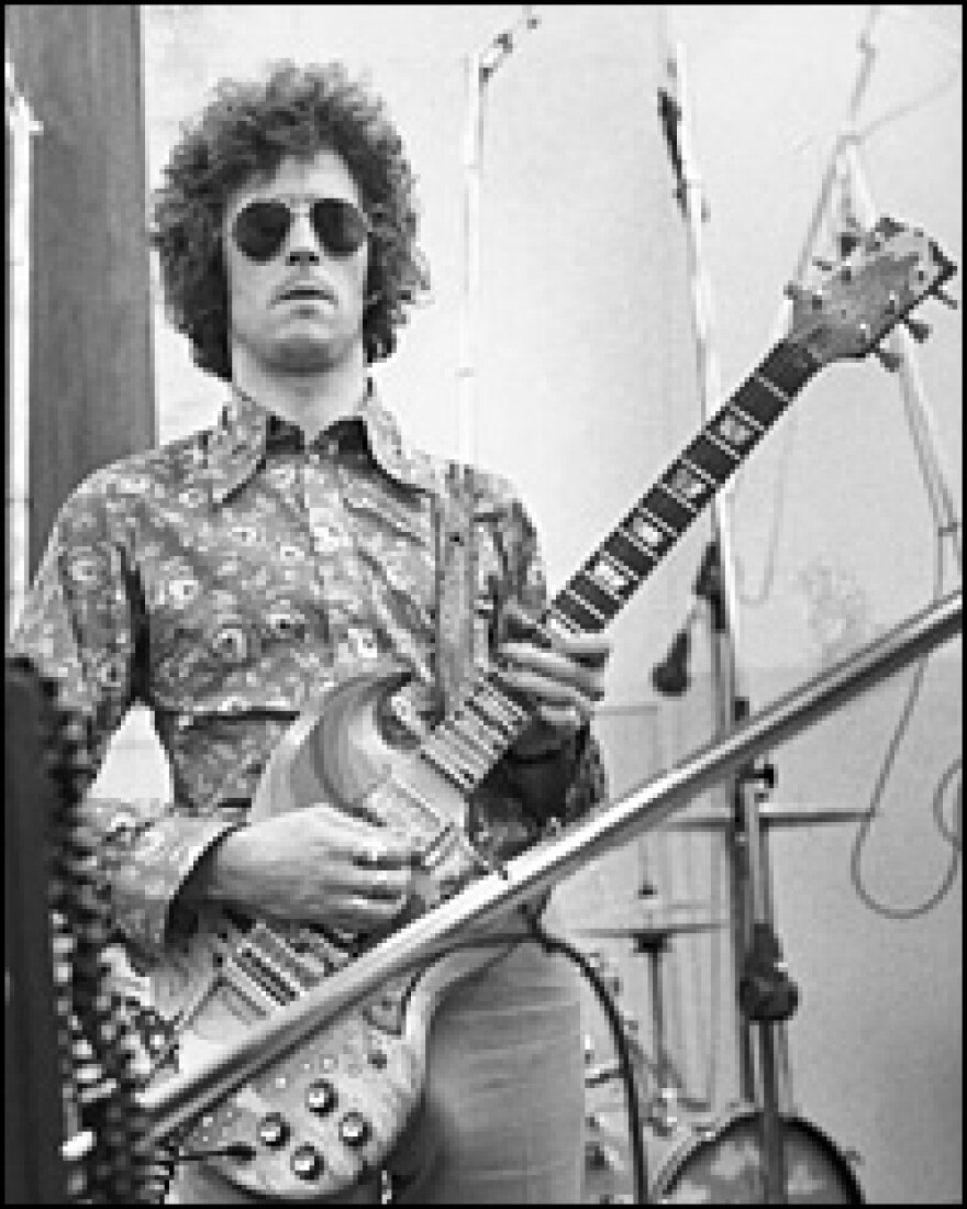 Eric Clapton is shown here in New York in 1967, when he was a member of the band Cream.