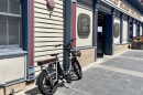 A Parkite pays a visit to the post office, leaving their e-bike with a lock around the front wheel. Although this isn't one of the Summit County Sheriff's bait bikes, it's impossible for passersby to know for sure.