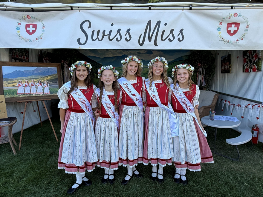Swiss Miss Girls at Swiss Day's in Midway Utah