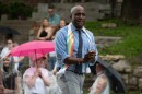 Kansas City Mayor Quinton Lucas participates in the Pride Parade.