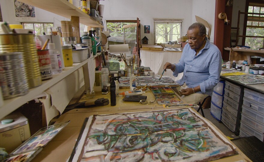 David Driskell, an artist, art historian and curator, organized the 1976 exhibition that is central to the documentary. Driskell died last year at age 88.