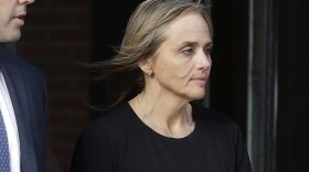 District Court Judge Shelley Richmond Joseph departs federal court Thursday in Boston after facing obstruction of justice charges for allegedly helping a man in the country illegally evade immigration officials as he left her Newton courthouse after a hearing in 2018. (Steven Senne/AP)