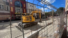 Streetscaping work on North Front Street has been delayed by six weeks.