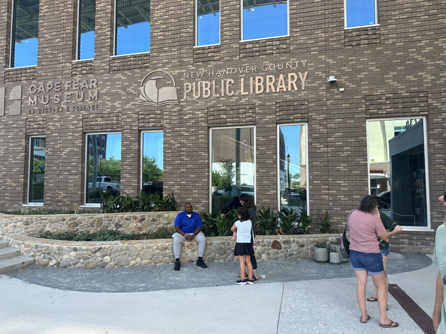 New Hanover County's downtown library and the Cape Fear Museum.