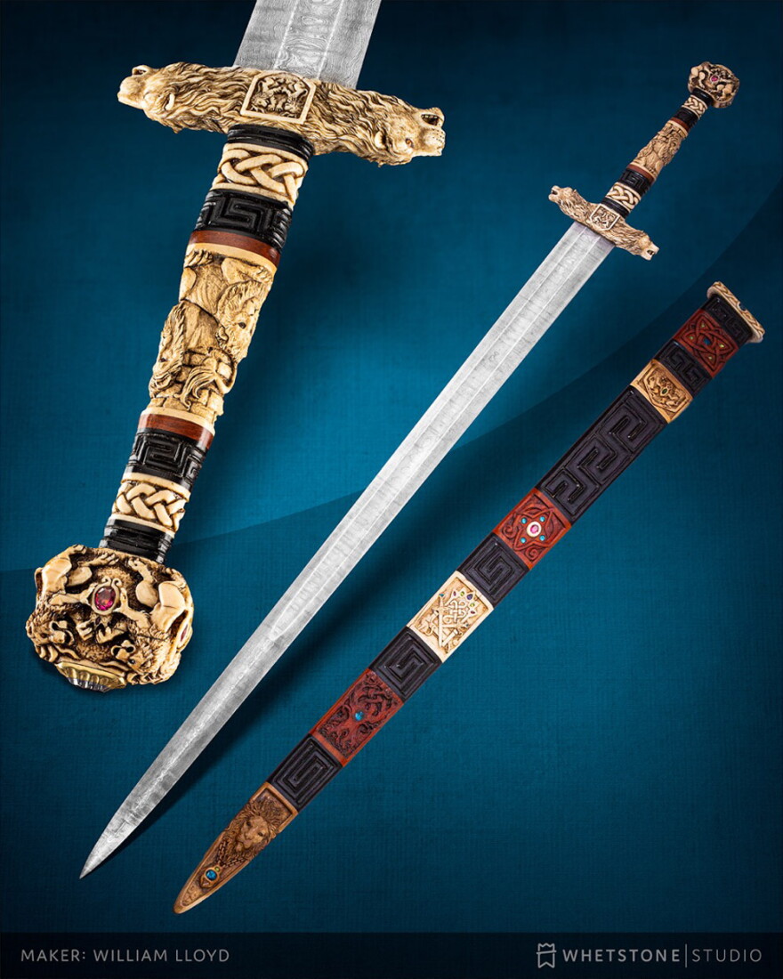 One of William Lloyd's swords. (Courtesy of William Lloyd)