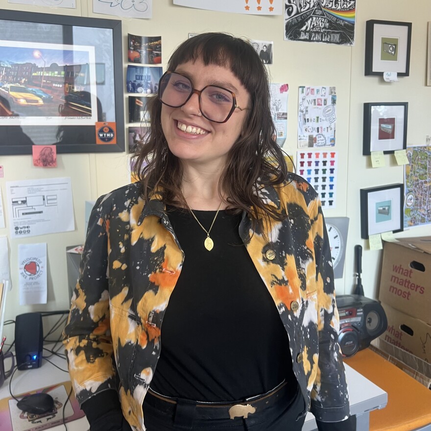 Izzi Bavis, WTMD Evening Host and Multi-Platform Engagement Specialist at Baltimore Public Media.