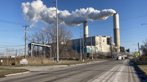 DTE Monroe coal-burning power plant facility
