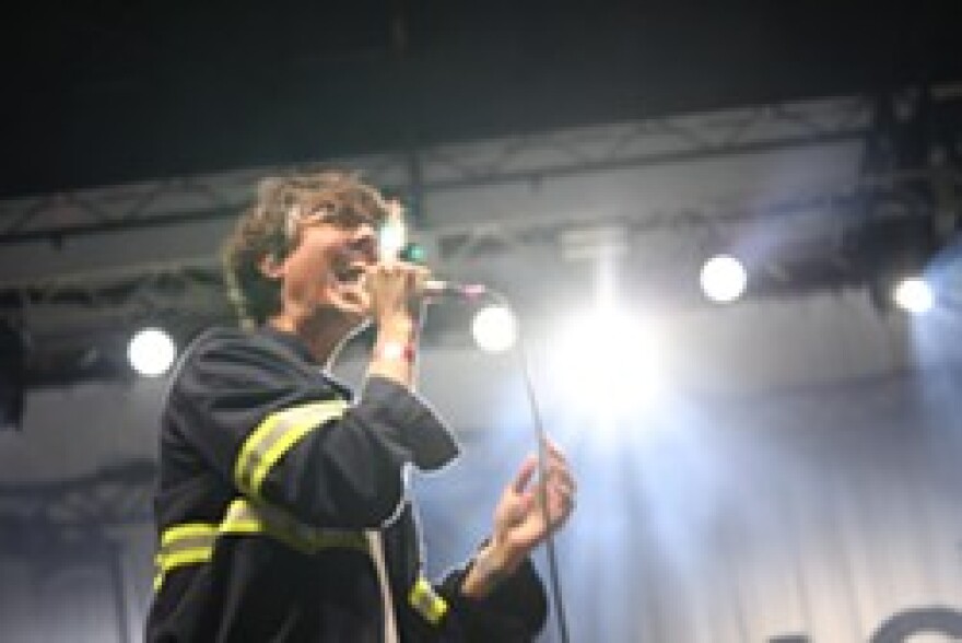 Daniel Armbruster of Joywave performing at the Rochester Fringe Festival in 2021.