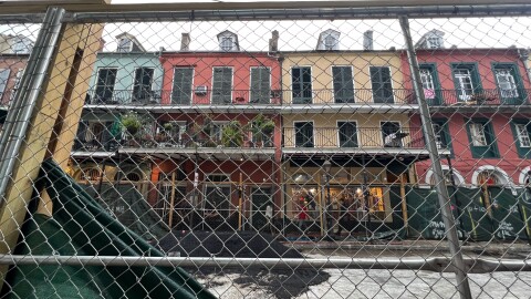 Infrastructure construction work has partially blocked part of Decatur Street for nearly a year, hurting local businesses.