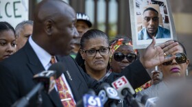 In late September the family of Randy Cox and Attorney Benjamin Crump announced the official opening of a civil suit against the city of New Haven and the five officers involved in the incident that left Cox paralyzed. Criminal charges have now been filed against all five officers by the state's attorney. Left: Ben Crump. Right: Doreen Coleman, mother of Randy Cox.