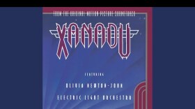 The album cover for the "Xanadu" soundtrack.