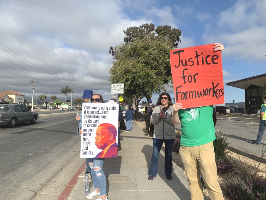 There were nationwide rallies on Thursday, July 17, to protest the Trump administration's policies, including a demonstration in Salinas. Protesters spoke out against cuts to social services, and mass detention and deportations of immigrants and refugees.