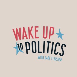 Wake Up to Politics podcast graphic.