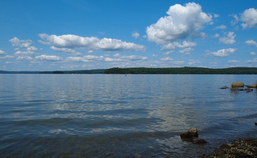 Lake Wallenpaupack is 5,700 acres, 13 miles long with 52 miles of shoreline.