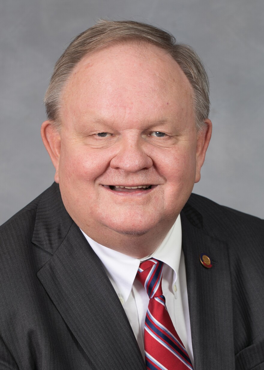 A portrait of former Rep. Chuck McGrady