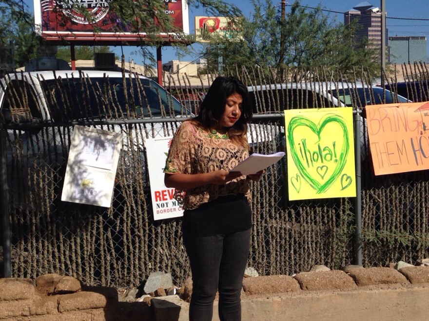 Examples of the types of abuse documented were read from the report during a press conference in Tucson