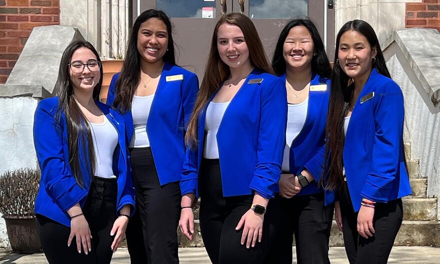 Members of the Craft Academy's ECLRP team, from left to right: Emma Brock, Fredre’Oni Terrado, Allison Scarlett, Charissa Reid, Jane Zhang.