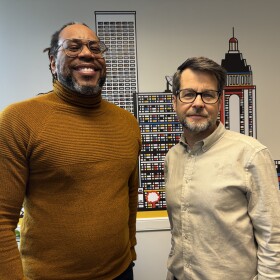Milwaukee Journal Sentinel's James Causey (left) and John Diedrich (right)