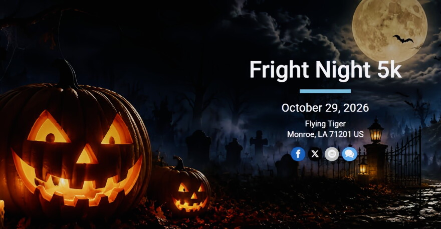 Fright Night 5k, October 29, 2026 at Flying Tiger Brewery.