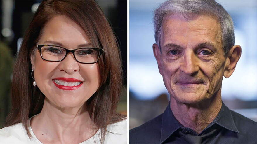 Elvia Díaz and E.J. Montini