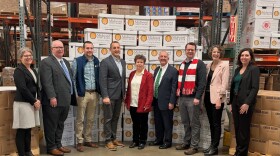 Midwest Food Bank hosted a celebration this March at its Morton warehouse to recognize the donation.