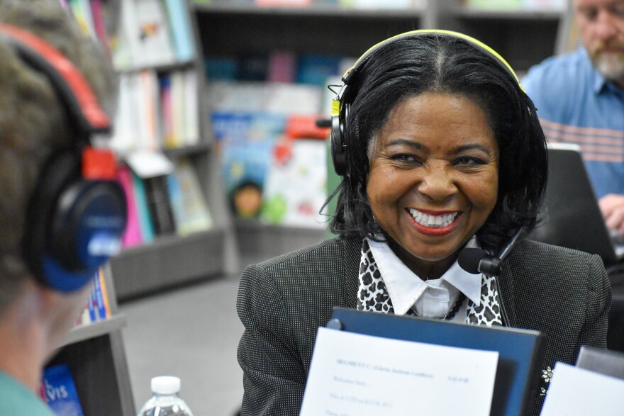 Gloria Jackson-Leathers joins KCUR's Up to Date at Rainy Day Books on May 7, 2026