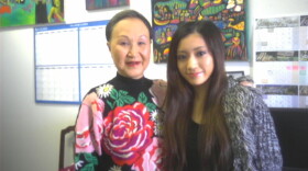 Takao Michii and ballet dancer Risato Hayakawa