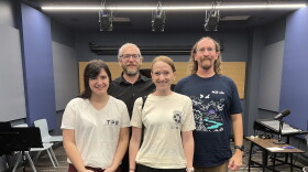 L to R: Melissa Camp, Zachary Ridgway, Laurel Christiansen, Brian Bondari.