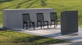 The new memorial is near the Immaculate Conception Chapel and the Frericks Center, formerly the University of Dayton Fieldhouse, where King delivered his speech.