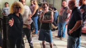 Pictures taken by Vicka Kharitonova Pevzner on the set of Stars and Bars