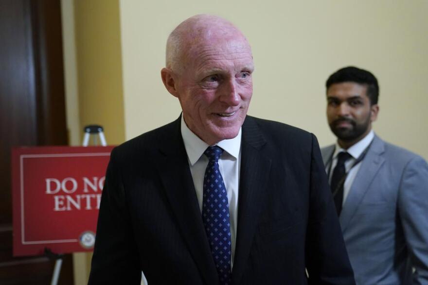 Arizona's House Speaker Rusty Bowers returns at the end of a break in a House select committee hearing investigating the Jan. 6, at the Capitol in Washington, Tuesday, June 21, 2022. Donald Trump on Wednesday, June 29, 2022, endorsed the Republican running against Bowers, who last week gave powerful testimony to the House committee investigating the Jan. 6 insurrection.