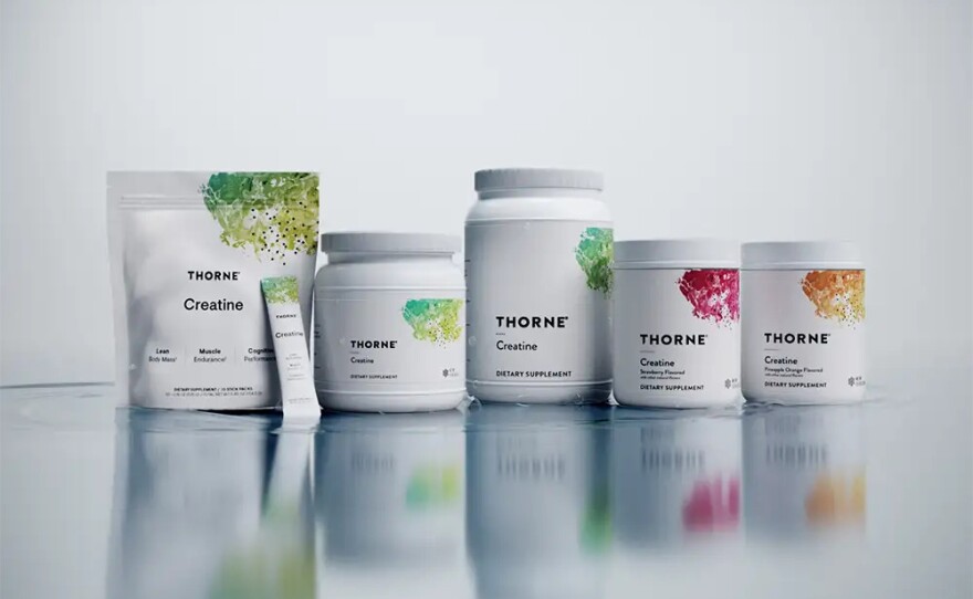 bottles of supplements