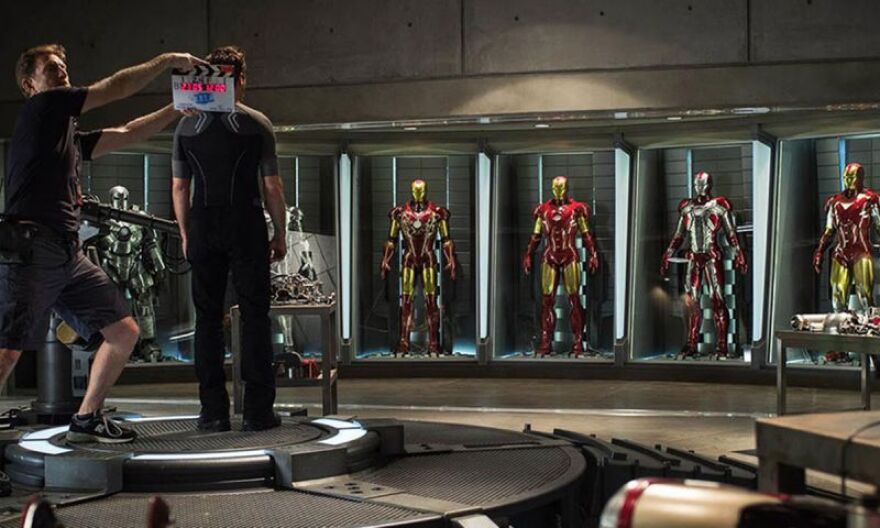 Photo: Filming of Iron Man 3