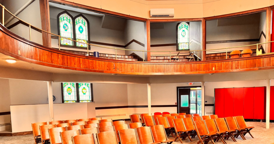 Inside the Sanctuary Theater in North Scranton.