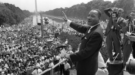 Dr. Martin Luther King, Jr., Speaks at the March on Washington, August 28, 1963