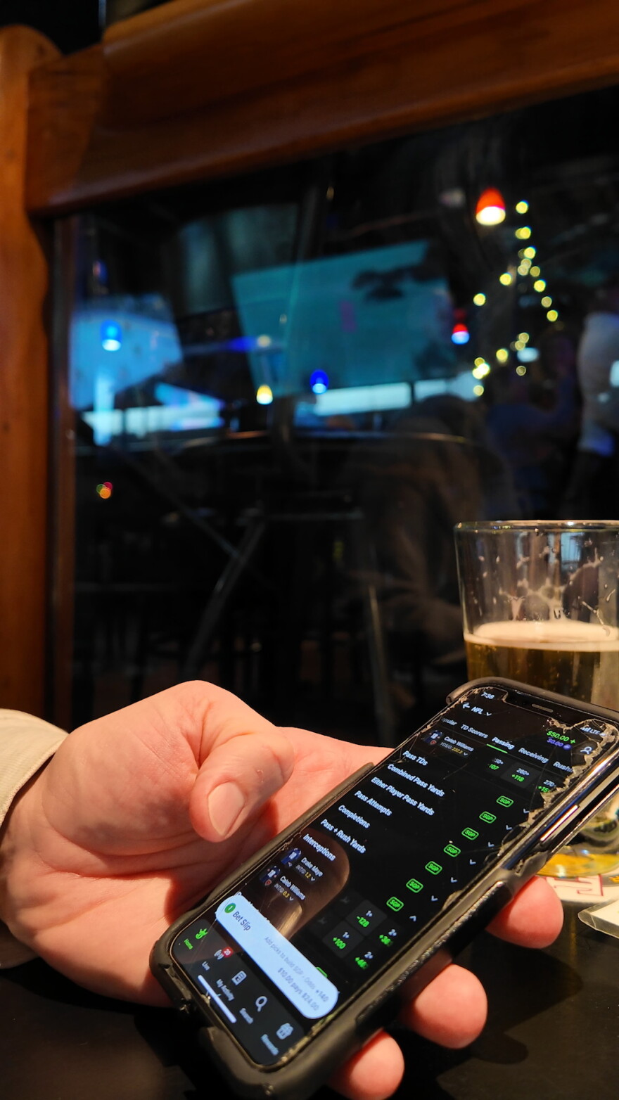 Online betting platforms, like Draft Kings, are accessible 24/7.