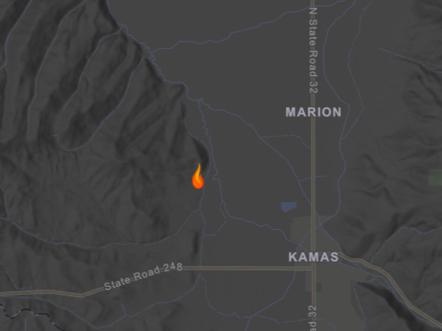 The fire was reported around 2 p.m. July 31, 2024.