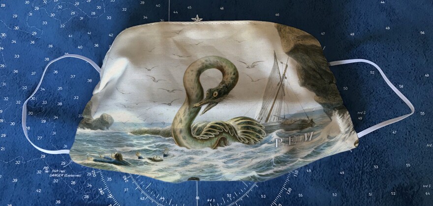 Mask of The Great Sea Serpent by Yves at the Peabody Essex Museum
