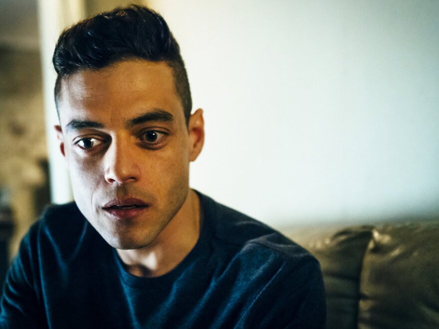 Rami Malek in <em>Mr. Robot</em>.