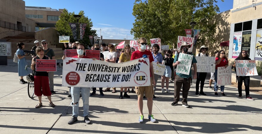 University of New Mexico graduate student workers