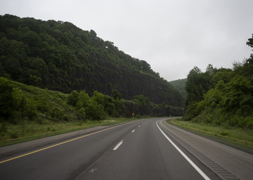 A photo of a highway in Pennsylvania. (Nate Smallwood / For Spotlight PA)