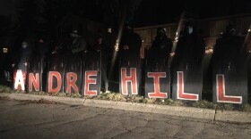 Dozens of activists gathered Monday night on Oberlin Drive to demand white people stop calling police on Black people.