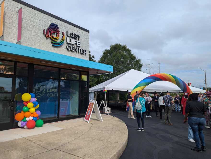 More than 100 people were in attendance to witness the ribbon cutting for the LGBT Life Center's Hampton location, located at 20 Settlers Landing Road.