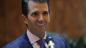 Donald Trump Jr., executive vice president of The Trump Organization, announces that the family's company is launching a new hotel chain inspired by his and brother Eric's Trump's travels with their father's campaign on June 5, 2017, at Trump Tower in New York.
