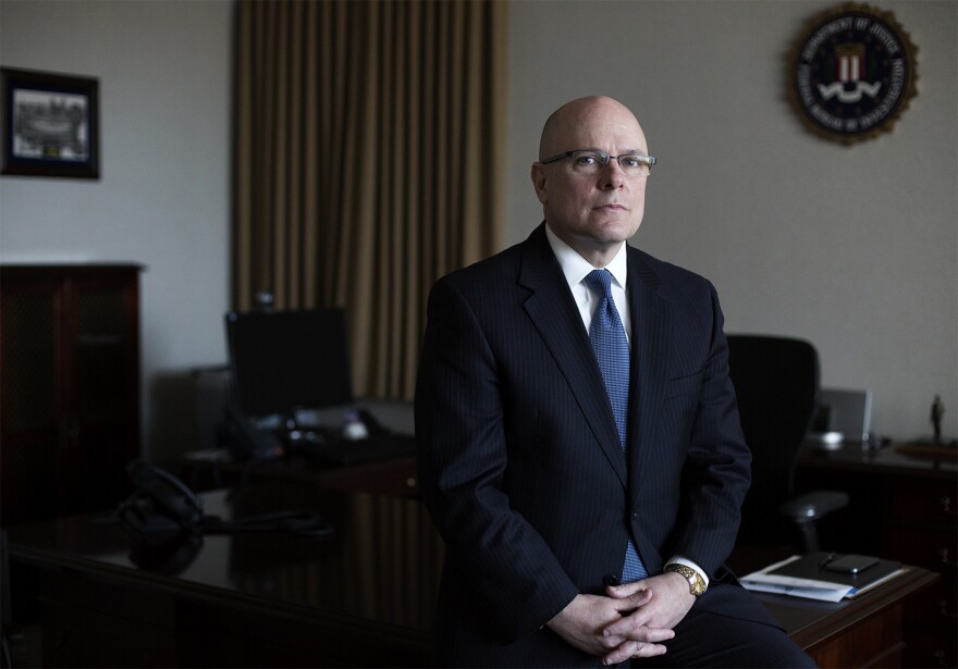 Richard Quinn, special agent  in charge of the FBI's St. Louis Division, poses for a portrait in his office on Jan. 25, 2017.