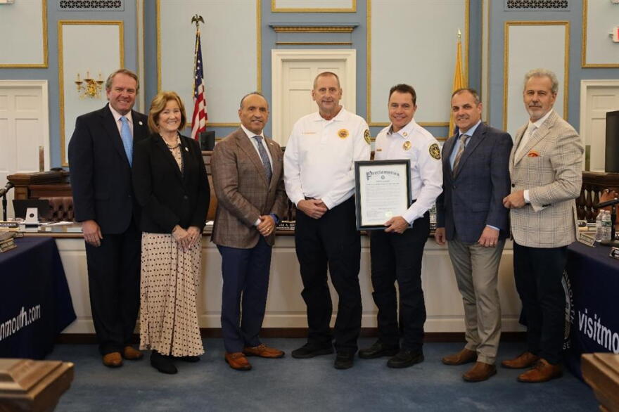 FREEHOLD, NJ – The Monmouth County Board of County Commissioners recognized October as Fire Prevention Month in Monmouth County during a Workshop Meeting on Oct. 22.